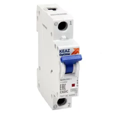 Выключатель автоматический модульный 1п C 5А OptiDin BM63-1C5-DC-ОМ4-РЕГ КЭАЗ 281402