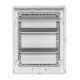 Основание силового щита Nova с DIN-рейками 24мод. IP41 PROxima EKF nv-pbase-24