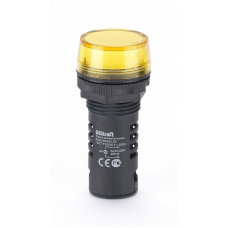 Лампа коммутационная ADDS ЛК-22 d22мм 220В AC/DC желт. LED DEKraft 25120DEK