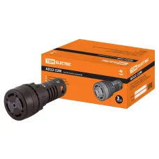 Сигнализатор звуковой AD22-22M/k31 d22 мм 230 В AC черный TDM