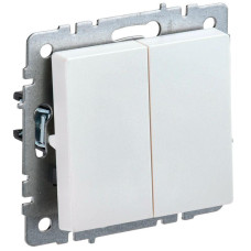 Выключатель 2-кл. СП BRITE ВС10-2-0-БрЖ 10А механизм жемчуж. IEK BR-V20-0-10-K36