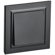 Выключатель 1-кл. СП BRITE ВСР10-1-0-БрЧ 10А в сборе черн. IEK BR-V10-0-10-K02-F
