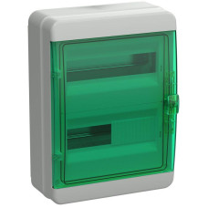 Корпус КМПн-24 TEKFOR IP65 зел. прозр. дверь пластик. IEK TF5-KP72-N-24-65-K03-K06