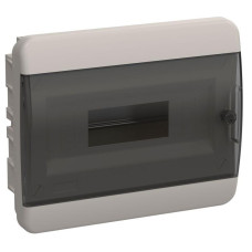 Корпус ЩРВ-П-12 TEKFOR IP41 черн. прозр. дверь пластик. IEK TF5-KP12-V-12-41-K01-K03
