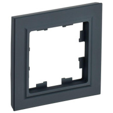 Рамка 1-м BRITE РУ-1-БрГ графит IEK BR-M12-K53