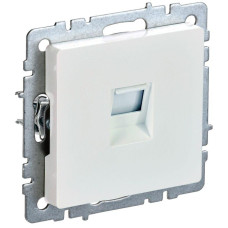 Розетка компьютерная СП RJ45 кат.5E BRITE РК10-БрЖ механизм жемчуж. IEK BR-K10-1-K36
