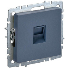 Розетка компьютерная СП RJ45 кат.5E BRITE РК10-БрМ механизм маренго IEK BR-K10-1-K35