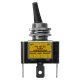 Выключатель-тумблер ASW-07D-2 1P 12В AC/DC 30А (3c) ON-OFF с фиксацией с желтой LED подсветкой TDM