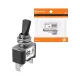 Выключатель-тумблер ASW-07D-2 1P 12В AC/DC 30А (3c) ON-OFF с фиксацией с синей LED подсветкой TDM