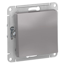Выключатель 1-кл. СП AtlasDesign 10А IP20 (сх. 1) 10AX с самовозвратом механизм алюм. SE ATN000315