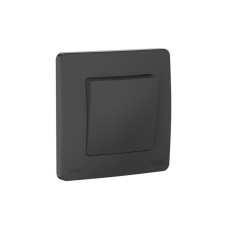 Переключатель 1-кл. СП Blanca 10А IP44 (сх.6) 250В антрацит SE BLNVS410606