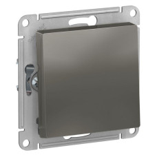 Выключатель 1-кл. СП AtlasDesign 10А IP20 (сх. 1) 10AX механизм сталь SE ATN000911