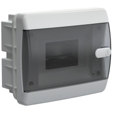 Корпус ЩРВ-П-6 UNION Compact IP41 черн. прозр. дверь пластик. IEK UIC-KP12-V-06-41-K01