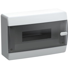 Корпус ЩРН-П-12 UNION Compact IP41 черн. прозр. дверь пластик. IEK UIC-KP12-N-12-41-K01