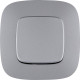 Переключатель 1-кл. СП Valena Allure 10А IP20 250В 10AX с лицев. панелью безвинтов. зажимы механизм алюм. Leg 752906