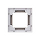 Рамка Levit 1п кофе макиато/бел. ABB 2CHH015010A6018