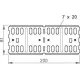 Комплект соединительный для лотка H85 RLVL 85 FS (болт+гайка) OBO 6067123