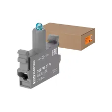 Светодиодный блок MLBL-07L 230 В AC синий TDM