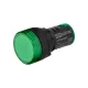 STATUS Лампа сигнальная AD-22DS, LED, d22 мм, 24-440 В AC/DC, зеленый TDM