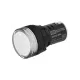 STATUS Лампа сигнальная AD-22DS, LED, d22 мм, 24-440 В AC/DC, белый TDM