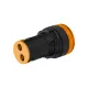 STATUS Лампа сигнальная AD-22DS, LED, d22 мм, 24-440 В AC/DC, желтый TDM