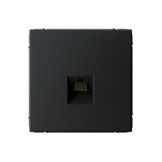 Розетка компьютерная ArtGallery RJ45 кат.5E механизм карбон SE GAL001083