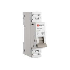 Выключатель автоматический 1п C 1А 4.5кА ВА 47-63N PROxima EKF M634101C