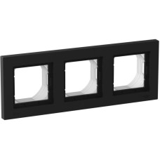 Рамка 3-м AtlasDesign Aqua IP44 карбон SE ATN441003