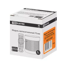 Модуль светосигнальный 70 мм прозрачный (LED 230В AC) IP54 TDM
