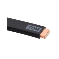 Шина медная гибкая изолированная ШМГ 6х(32х1), 2м, TDM
