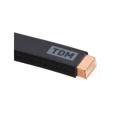 Шина медная гибкая изолированная ШМГ 10х(120х1), 2м, TDM
