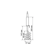 Электрокипятильник ЭК-2,5; 230 В, 2,5 кВт, ТЭН 14 см, TDM 
