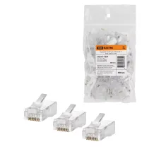 Разъем RJ-45 UTP для кабеля кат. 6, 8P8C (100шт) TDM