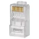 Разъем RJ-45 UTP для кабеля кат. 6, 8P8C (100шт) TDM