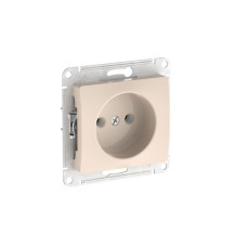 Розетка Glossa 16А без заземл. быстрозажим. клем. механизм беж. SE GSL000241S