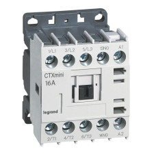 Мини-контактор CTX3 3п 16А кат. 24В DC 1НО Leg 417061