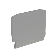 Крышка для клеммы 2 точки подключения на 4 кв.мм DKC ZEFC401GR