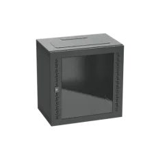 Навесной IT корпус 19" 12U (600х600х400) дверь стекло RAL9005 DKC R5STI1240GSB