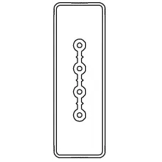 Секция прямая шинопровод 2+0 точек отвода L=3000мм Cu 4P 40A DKC LTC40DSP41AA000