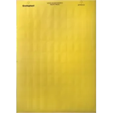 Табличка маркировочная, полиэстер 10х20мм. металик DKC SITFP1020M