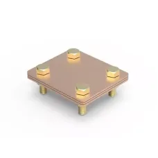 Соединитель полоса - полоса, 100х100 мм,медь DKC NG3106CU