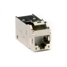 Модуль Keystone RJ45 CAT6A экранированный, серебристый DKC RNK6AFSL
