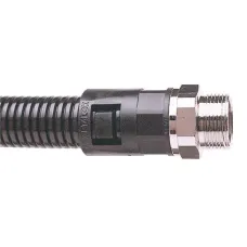 Фитинг AL прямой поворот. пласт.+метал d13 PG9 черн. (уп.10шт) ABB 7TCA296000R0266