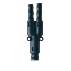 Фитинг AL 3-сторонний пласт. d16-2хd13 черн. (уп.10шт) ABB 7TCA296000R0508