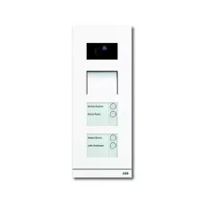 Станция вызывная видео 4-кл. бел. мат. ABB 8300-0-0280