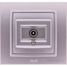 Розетка TV Zena без рамки с размагничивателем проходная (8DB-12DB-18DB-20DB) сер. ABB 609-011000-272