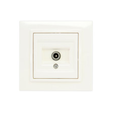 Розетка TV Zena с размагничивателем проходная (8DB-12DB-18DB-20DB) бел. ABB 500-010200-272