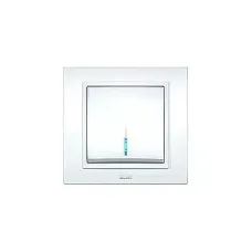 Выключатель 1-кл. Zena с подсветкой Led бел. ABB 500-010200-201