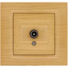 Розетка TV Zena с размагничивателем проходная (8DB-12DB-18DB-20DB) береза ABB 500-012700-272