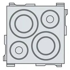 Сальник 68х68 d2(10-20)+2(20-30) (уп.10шт) ABB EV0124
